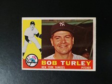 1960 Topps  #270 Bob Turley Free Shipping 