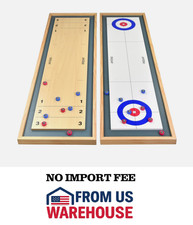 GoSports Shuffleboard and Curling 2 in 1 Board Game - Free Shipping USA