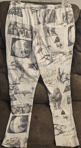 Star Wars X Kith Sketch 100% Cotton Unisex Adult Pajama Set Medium White  - Bild 16 von 24