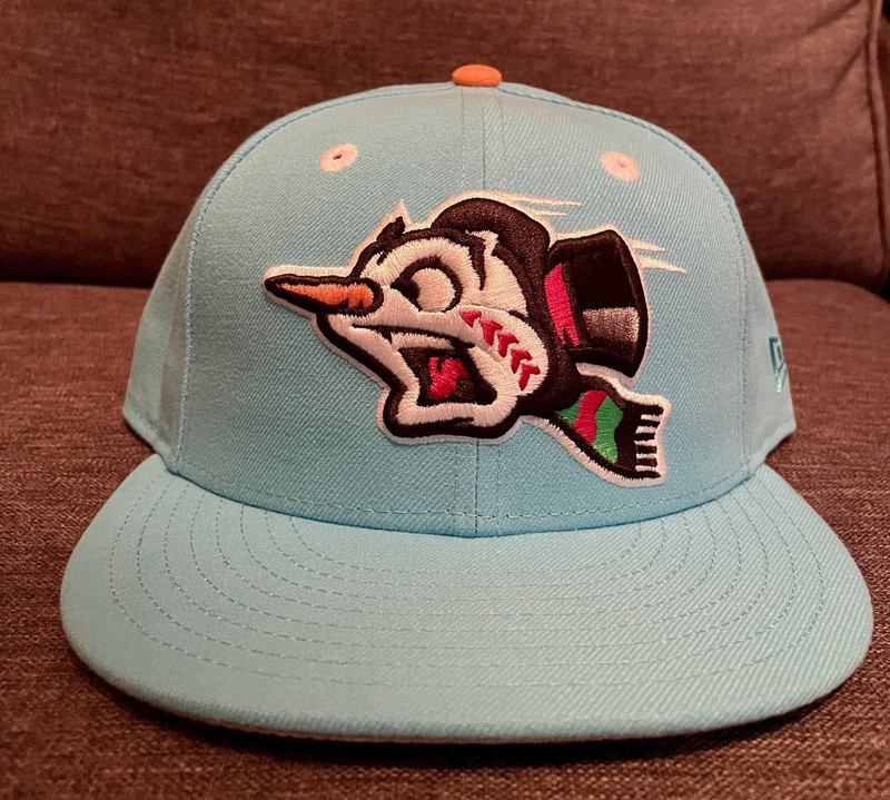 New Era Noble North Frost-Eh Arctic Blue Fitted Hat Sz 7 5/8
