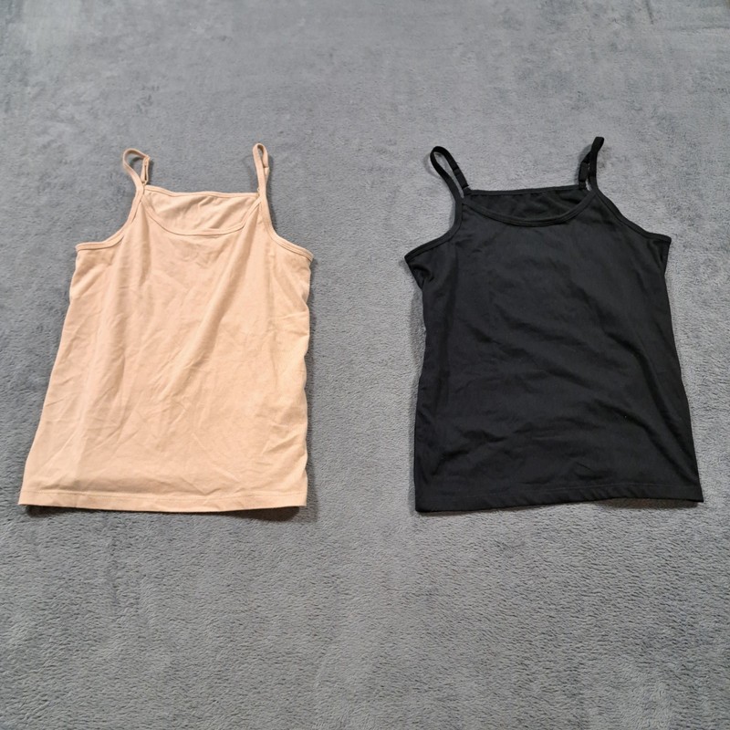 Bundle of 2 Wonder Nation Basic Camisole Tank Tops Girls Size Xl Outdoor