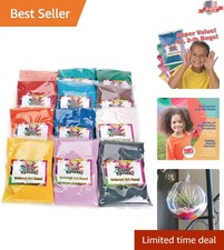 Color Splash 12 Bright Colors of Fine Craft Sand   24 lb. Assortment for Fun
