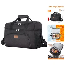 Versatile Leakproof Insulated Cooler Bag - Carry 32 Cans for All Adventures