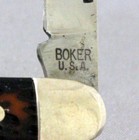 BOKER (USA) 1428 Pen Knife, Jigged Delrin Handles, 1945-1983, Never Used — photo 4