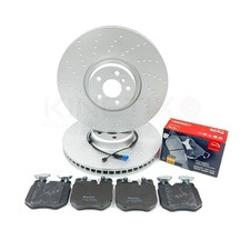 FOR BMW M 760i M 760Li G11 G12 M SPORT FRONT DIMPLE BRAKE DISCS APEC PADS WIRE