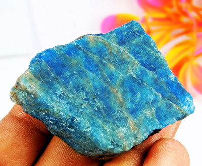 301.65 Carat Natural Blue Apatite Raw Mined from medagaskar Earth Loose Gemstone