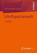 Agi Schründer-Lenzen Schriftspracherwerb