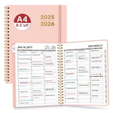 Appointment Book 2025-2026, Quarter-Hourly, Weekly & Monthly Academic Planner...