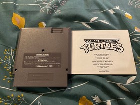 Teenage Mutant Hero Turtles (tortues ninja) nintendo NES superbe &eacute;tat