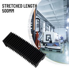 Woodworking Supplies Dust Cloth Bellows Linear Black CNC Dust Cover Guide Rail