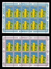 s39653 AZERBAIJAN EUROPE CEPT 2000 MNH** MS X 2
