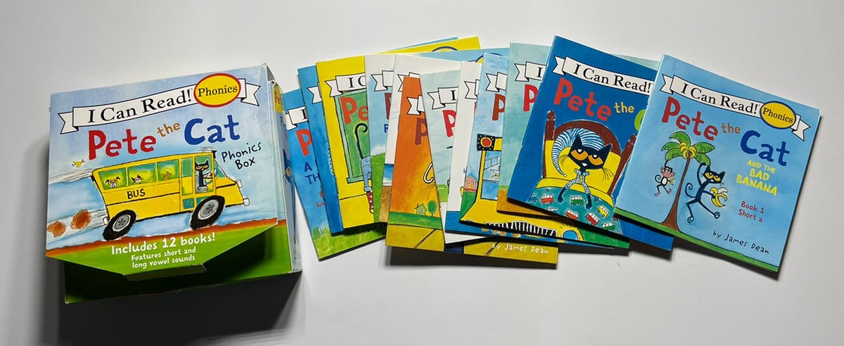 Pete the Cat 12-Book Phonics Fun!: Includes 12 Mini-Books | eBay