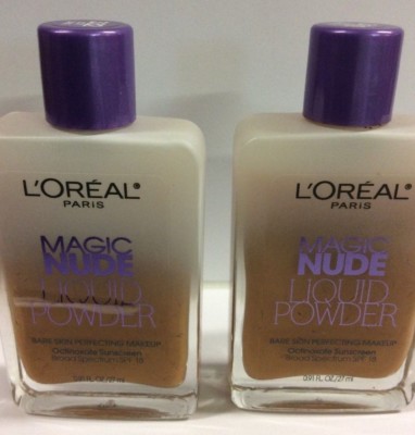 2 XL'Oreal Paris Magic Nude Liquid Powder Bare Skin Perfecting Makeup SOFT SABLE