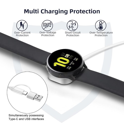 Chargeur Magnétique Sans Fil Pad pour Samsung Galaxy Watch Ultra/7/6/5/4/3/Active 2 - Photo 18 sur 23