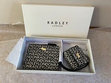 New Radley Signature Leather Purse & AirPod Case Keyring BNIB Rrp £115