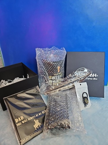 Fathers Day Gift Set, Multi-tool, Tumbler, Keychain, Etc. In A Beautiful Box