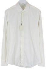 SUITSUPPLY Extra Slim Fit Formal Shirt Men's SMALL Button Up Spread Collar