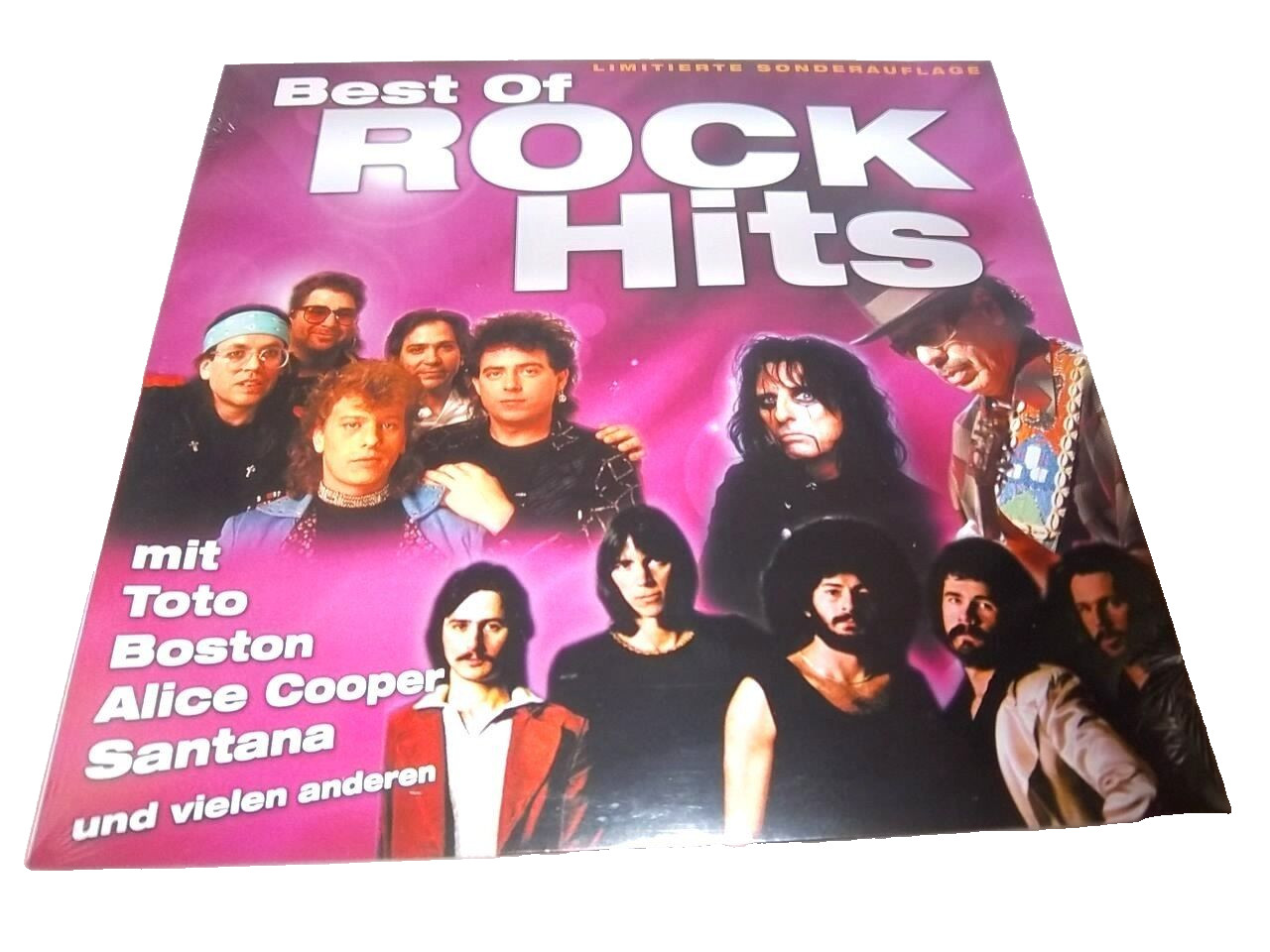BEST OF ROCK HITS VINYL LP NEW SEALED GERMAN IMPORT TOTO BOSTON SANTANA KANSAS