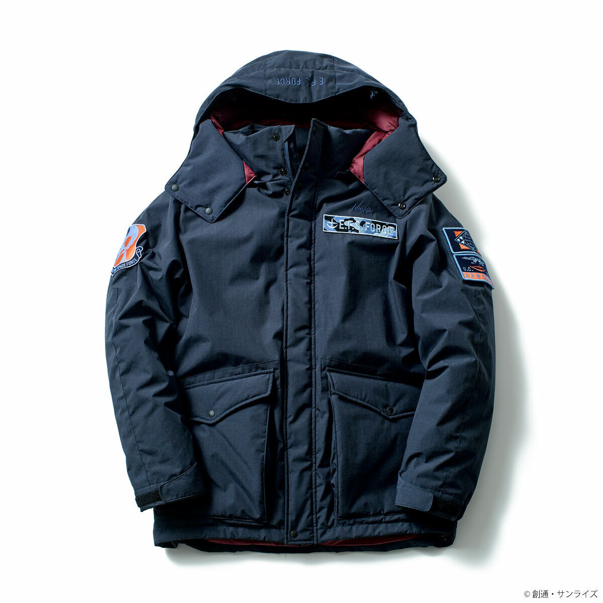 PSL STRICT-G NANGA Mobile Suit Gundam TAKIBI Down jacket E.F.S.F. Navy LTD  JAPAN