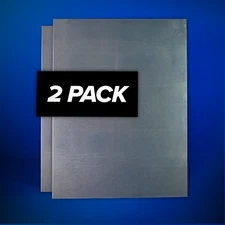 2 PACK .062  New Aluminum Sheet Metal 9x12 2pcs. 1/16  Aluminum Flat Stock.