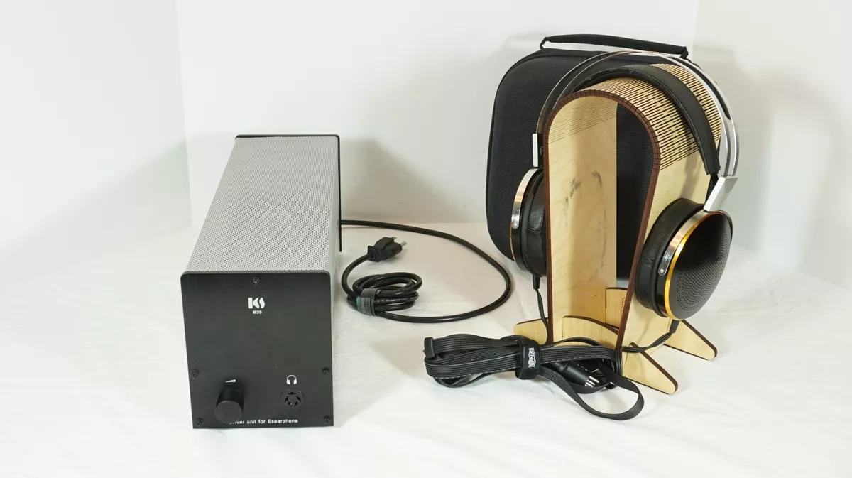 King s Audio Limited H 03 Electrostatic Headphones M20 Tube Amplifier W Stand