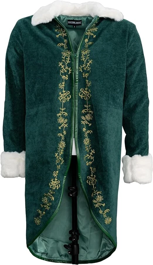 Asult Unisex Navidad Elfo Deluxe Completo Disfraz Conjunto Halloween Juegos con disfraces Foto 2 de 4