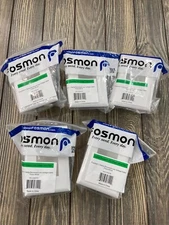 Fosmon 1 Gang Recessed Low Voltage Cable Plate White HD8140 Lot Of 5