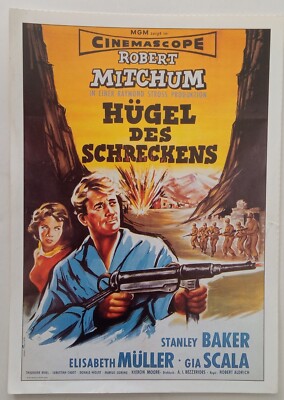 C06  Cinema Filmplakatkarte  HÜGEL DES SCHRECKENS  Robert Mitchum