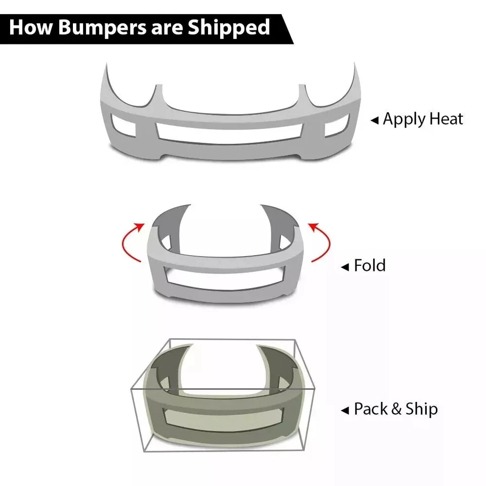 Front Bumper Cover Kit With Fog Lights For 2011 2012 2013 Toyota Corolla Sedan - Image 2 of 4