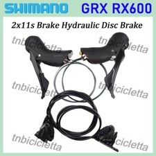 Shimano GRX ST-RX600 2x11 Shifter/Brake Lever With BR-RX400 Brake Calipers F R