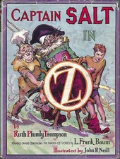 Captain Salt In Oz, Ruth Plumly Thompson, John R. Neill, Dust Jacket, 1941, Baum