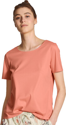 Calida Damen  Shirt Größe 48 / 50 T-Shirt Baumwolle Shirts orange L  14038 152 X