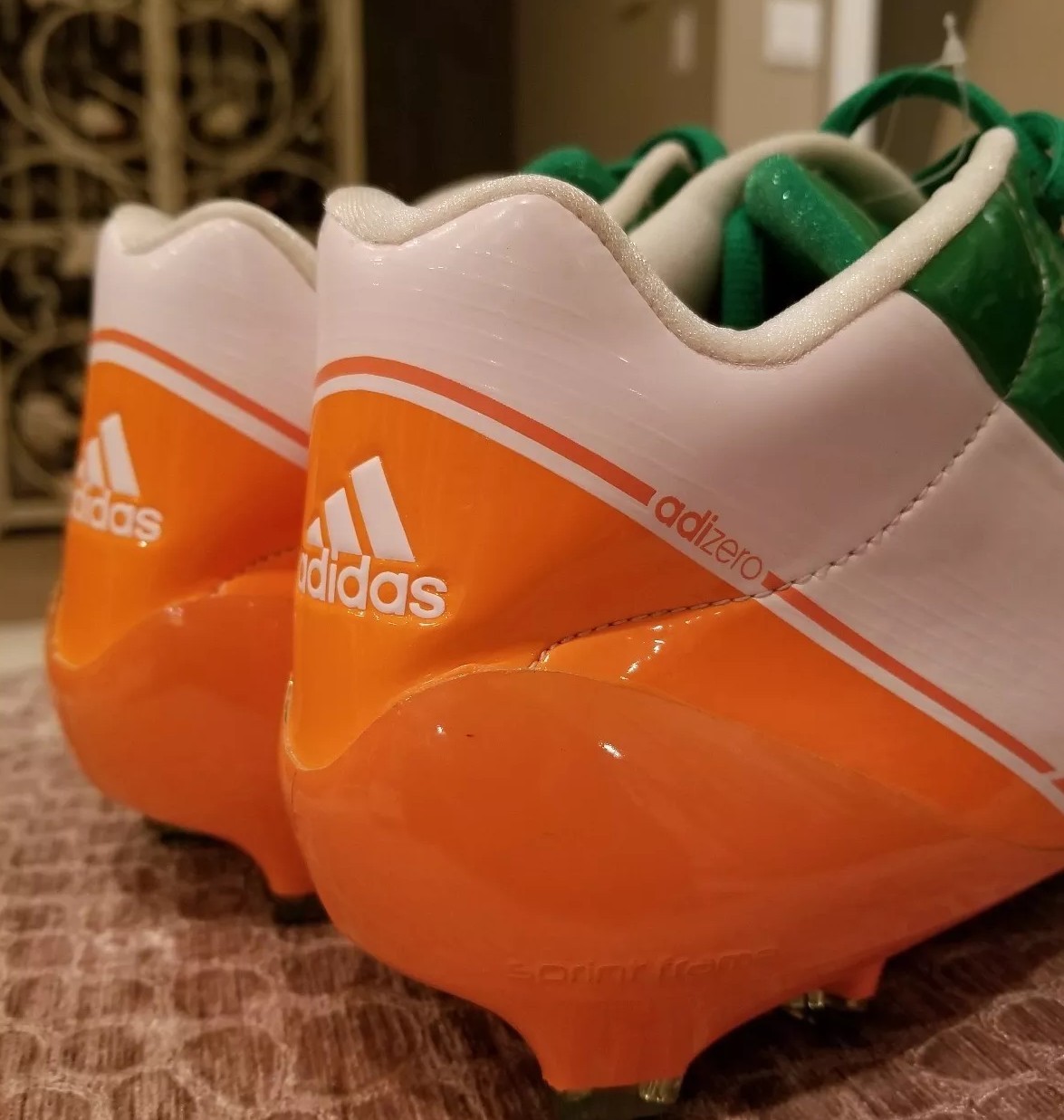 NOTRE DAME adidas Football Cleats '12 Ireland Game Team Issued Size