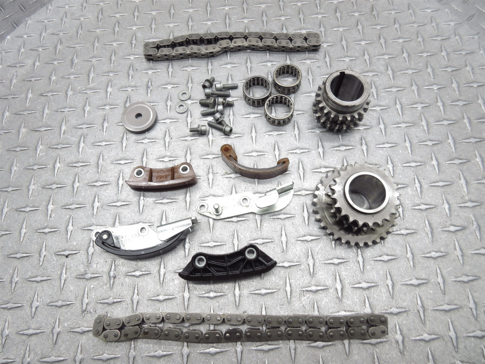 2008 Ferrari F430 Spider Engine Motor Timing Chain Guide Rail Gear Sprocket Lot