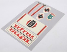MIFA Decals Sticker Dekor rot 7-teilig Set 60...