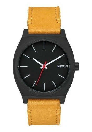 Stainless Steel Nixon Time Teller Leather Wristwatches