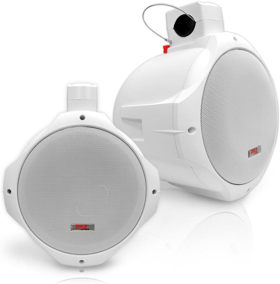 Waterproof Marine Wakeboard Tower Speakers - 8In Dual Subwoo