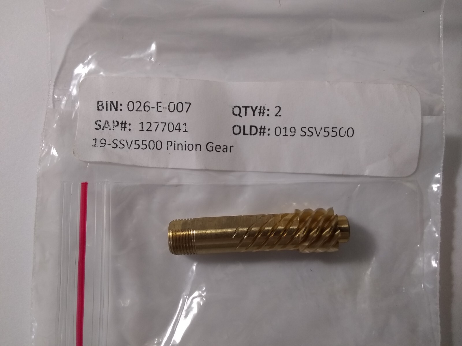 Penn Pinion Gear No. 19-SSV5500 1277041 for SSV5500 SSV6500 