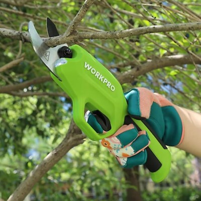 WORKPRO 7,2V Professionelle elektrische Baumschere Astschere mit 2Ah Akku