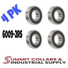 6009-2RS Ball Bearing Premium Rubber Sealed 45x75x16 mm Qty 4