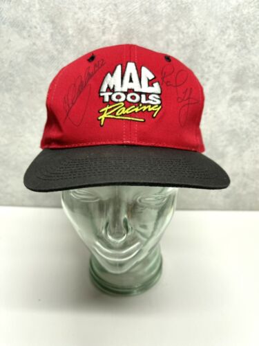Vintage Red  Black Mac Tools Racing Trucker Hat T… - image 1