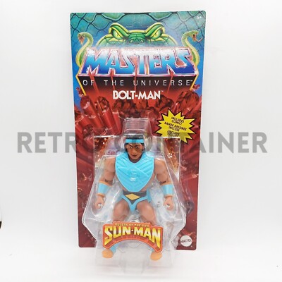 MOTU Masters of the Universe ORIGINS - Sun-Man Bolt-Man MISB MOC NEU