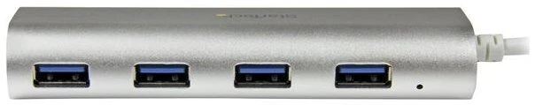 Startech.Com Hub USB 3.0 Silver 4 porte ST43004UA - Immagine 3 di 4