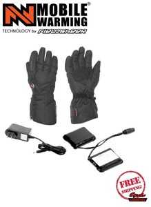 mobile warming heated gloves