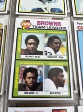 1979 Topps Greg Pruitt/Reggie Rucker/Thom Darden/Mack Mitchell Cleveland Browns