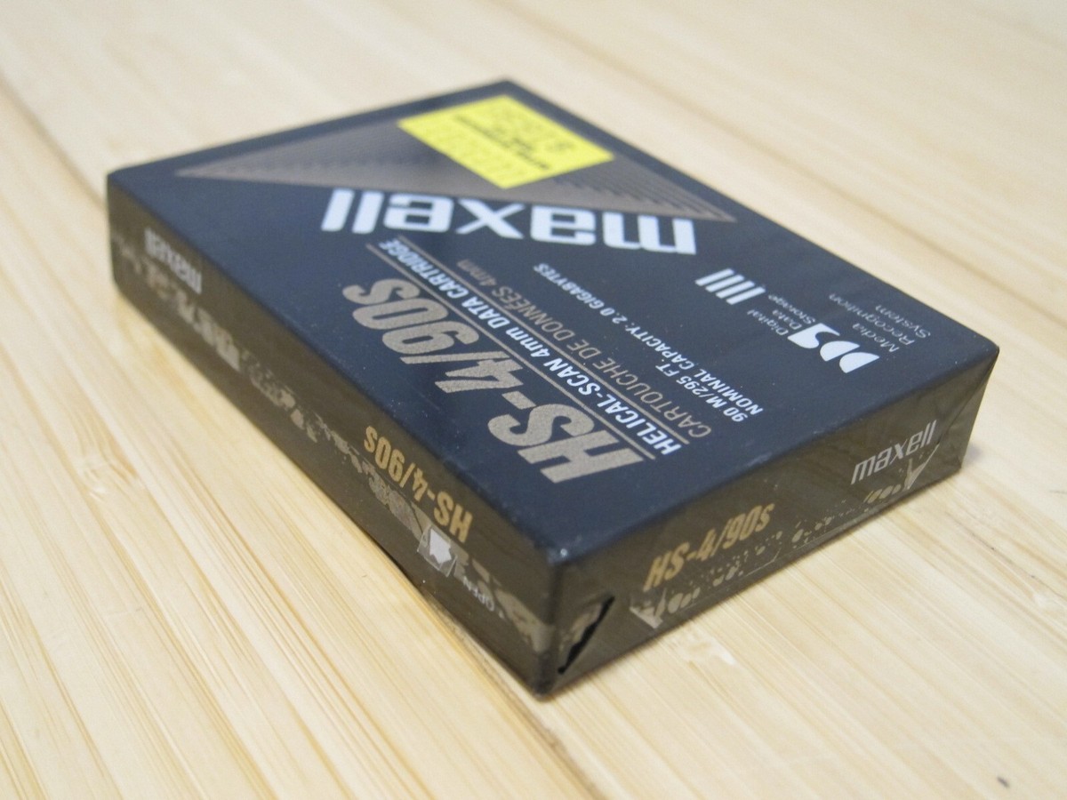 Maxell HS-4/90s DAT DDS-1 Data Cartridge 2GB Nominal Storage