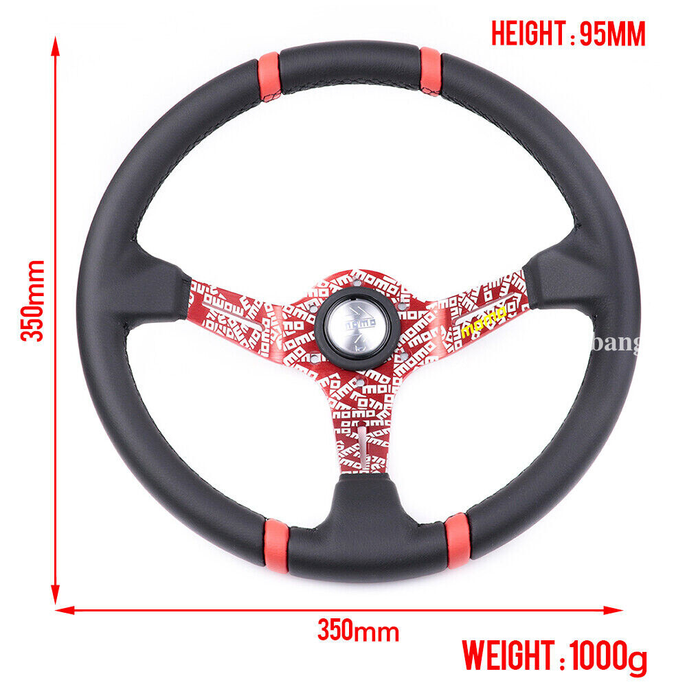 【ステアリング】 momo ULTRA RED 350mm 3 spoke steering wheel MOMO ULTRA Red 350mm, alcantara