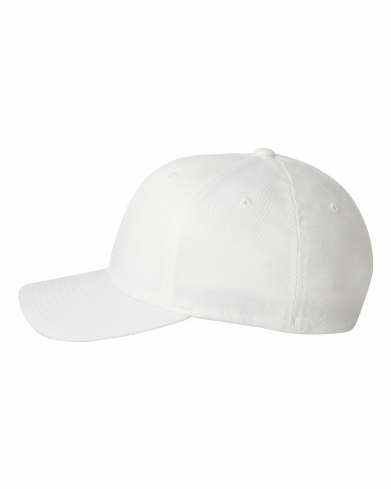 Flexfit 6277 Premium Original Wooly Combed Twill Cap - White, Size L/XL (7 1/8 - 7 5/8)