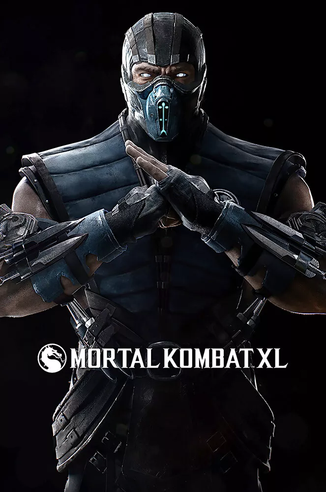 Mortal Kombat XL Sub Zero PS4 XBOX ONE Premium POSTER MADE IN USA