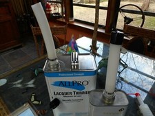 Pour Spout for 1 gallon metal can Lacquer Thinner , Acetone , Naptha ,